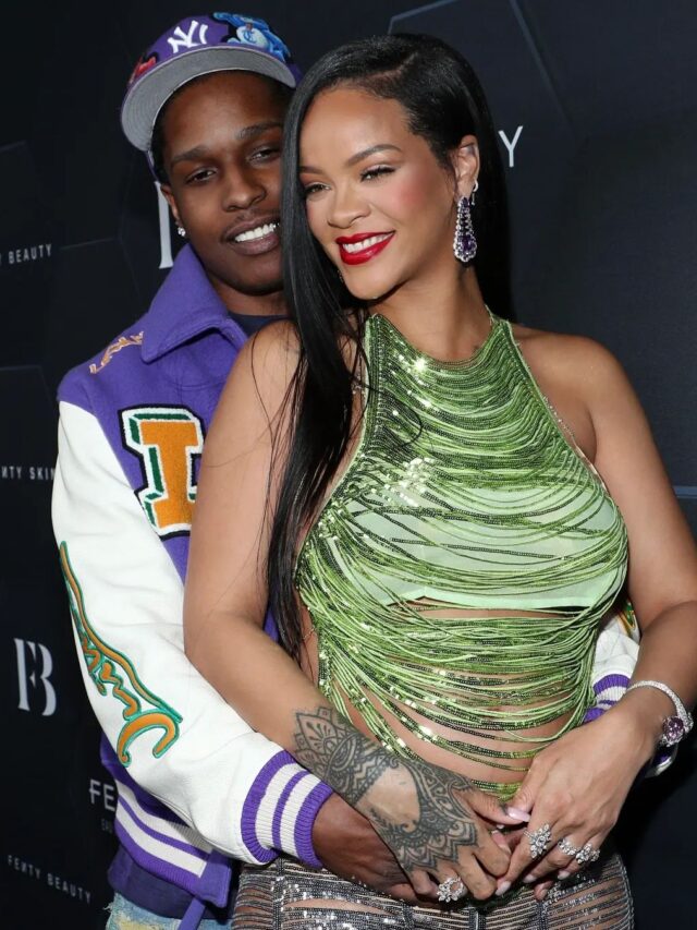 Rihanna And Her Husband Asap Post Her First Baby In Public Appearance